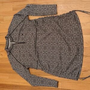 Coolibar long sleeve ruche swim/sun tunic XXL